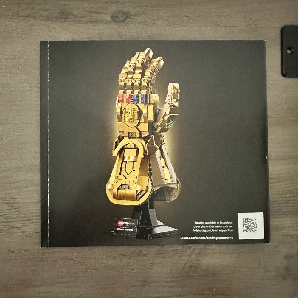 Instructions For LEGO 76191 Infinity Gauntlet Manual ONLY